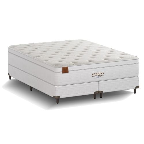 Cama Box + Colchão Simmons Bamboo Ambiance